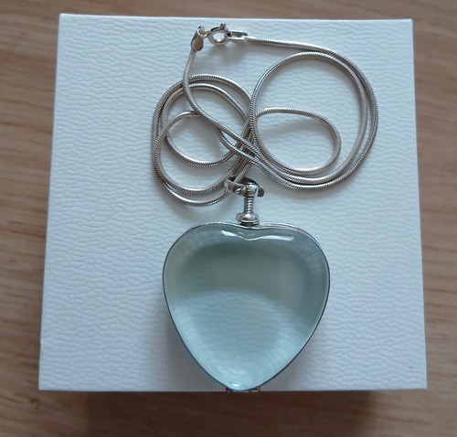 Large sterling silver glass - silver,