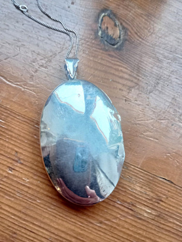 Sterling silver large - silver,