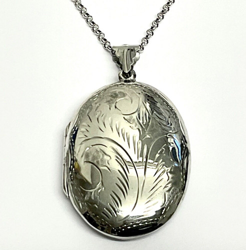 Sterling silver large - silver, 2”