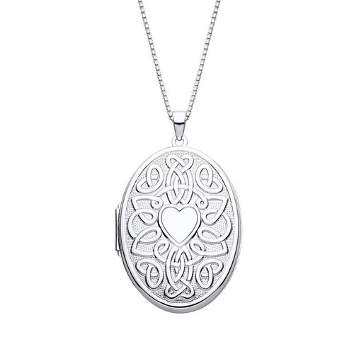Sterling silver celtic heart - sterling,