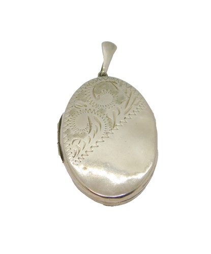 Sterling silver patterned - silver,