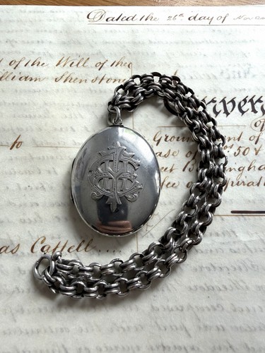 Large antique victorian silver - victorian,