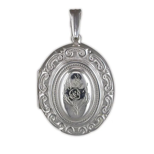 Locket sterling silver large - sterling,