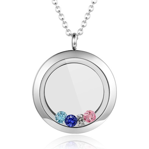 Locket necklace diy floating - diy,