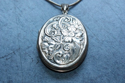 Large sterling silver solid - silver,