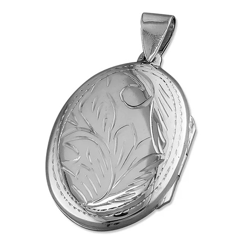 Locket sterling silver large - sterling,