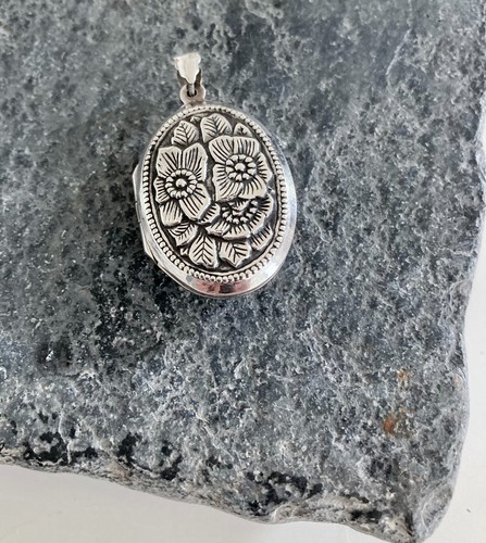 Vintage sterling silver oval - vintage,