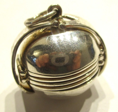 Sterling silver retro large - silver,