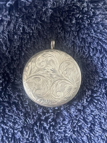 Large round sterling silver - large,