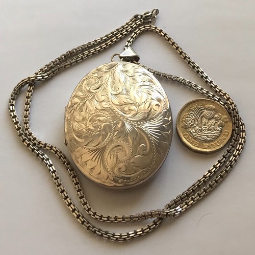 Large 925 silver - .925, locket