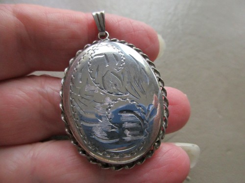 Antique vintage large silver - antique,