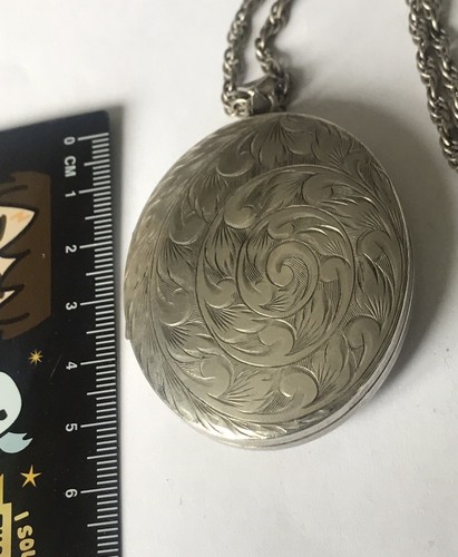 Extra large engraved - large, silver