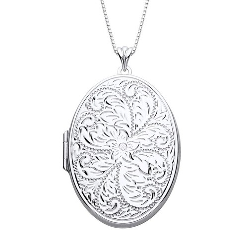 Sterling silver 925 large - silver,