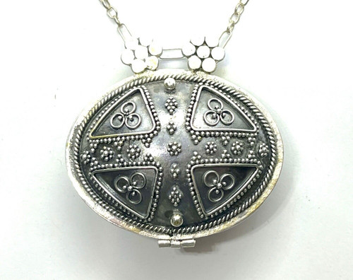 Large ornate balinese sterling - ornate,