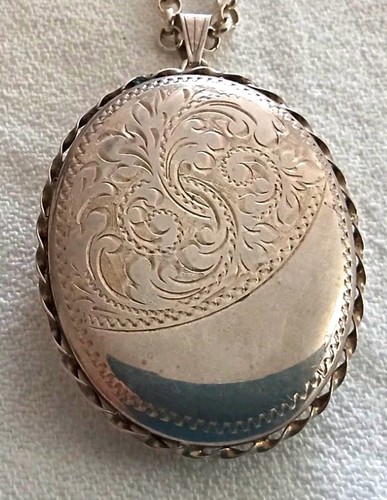 Vintage large sterling silver - large,