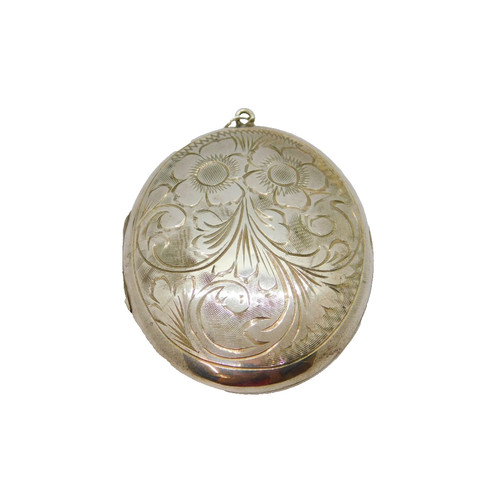 Sterling silver large oval - sterling,